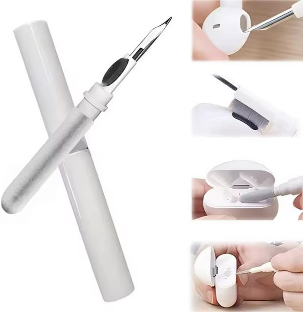 Chic Rain 3-in-1 Reiniger für Bluetooth Ohrhörer und Airpods in Weiß - Bild 1