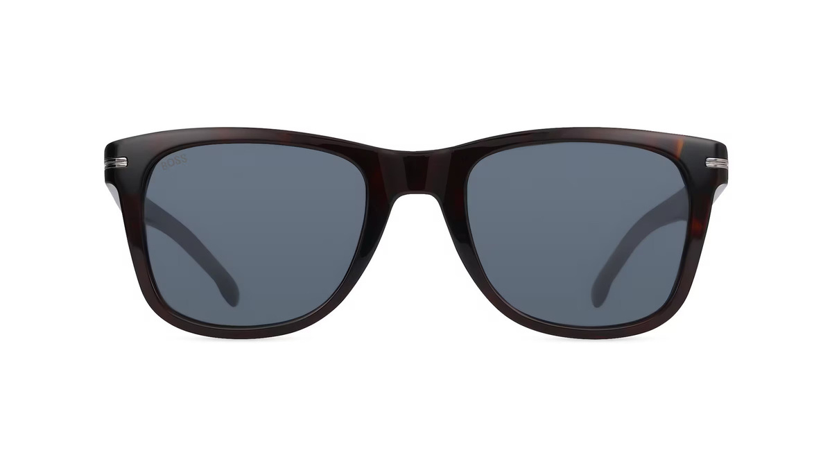 Hugo Boss 1508/S Sonnenbrille, Vollrand, Quadratisch, Acetat, Herren, braun, grau - Bild 1