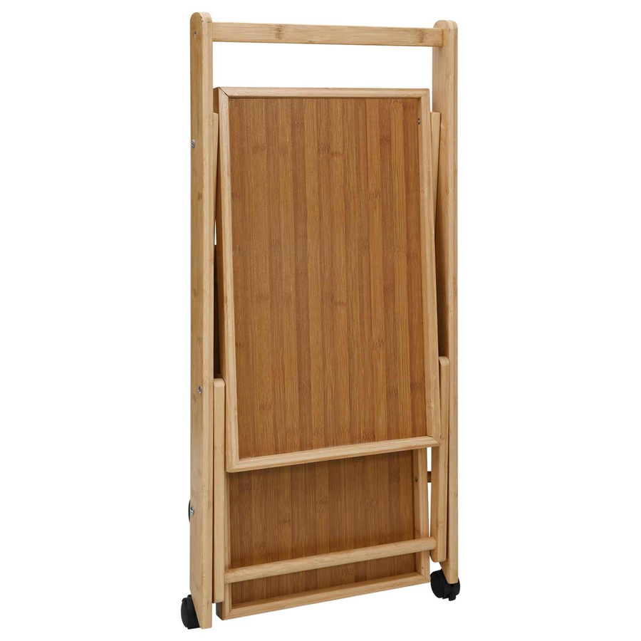 Küchenwagen aus Bambus von VD Home Furnishing in Hellbraun, B/T/H: 65 x 40,5 x 76,5 cm - Bild 4