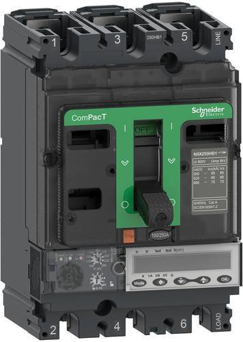 Schneider Electric C10W36E100 MCB Leistungsschalter grau - Bild 1