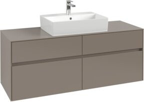 V&B Waschtischunterschrank Collaro mit LED-Beleuchtung, B/H/T: 140 x 54,8 x 50 cm - Bild 1