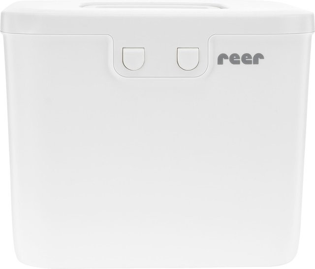 Reer SafeContainer kindersichere Aufbewahrungsbox, Weiß, B/T/H: 23,0 x 20,0 x 19,0 cm - Bild 1