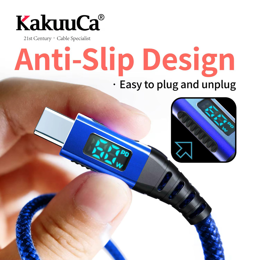 KakuuCa USB-C zu USB 3.0 Kabel für Schnellladung und Synchronisation in Grün oder Blau - Bild 5