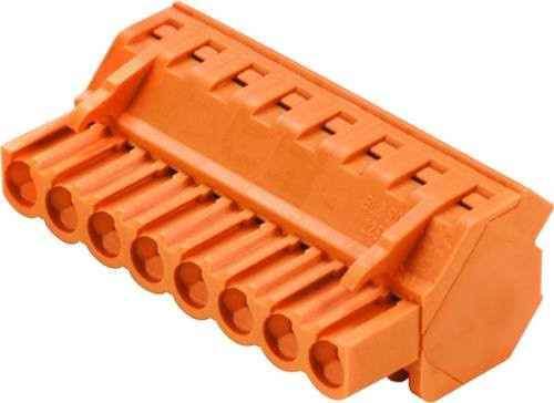 Weidmüller Buchsengehäuse-Kabel BL/SL in Orange, Polzahl 8, Rastermaß: 5.08 mm, 42 Stück - Bild 1
