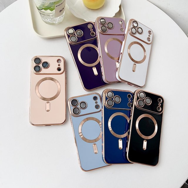 LICOERS Magnetische MagSafe Schutzhülle für iPhone 17 Pro Max, 17 Pro und 17 Pro Air mit 6D-Beschichtung und Rundum-Kameraschutz in Schwarz - Bild 1