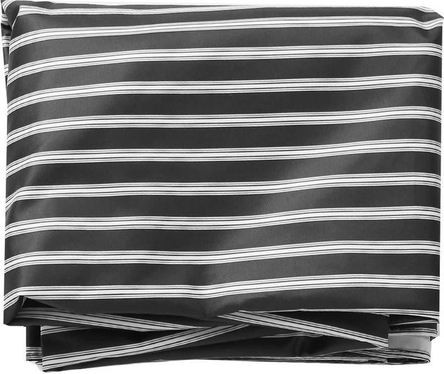 DIYelecs Friseursalon-Umhang, wasserdicht, antistatisch, 150 x 135 cm, schwarz - Bild 1