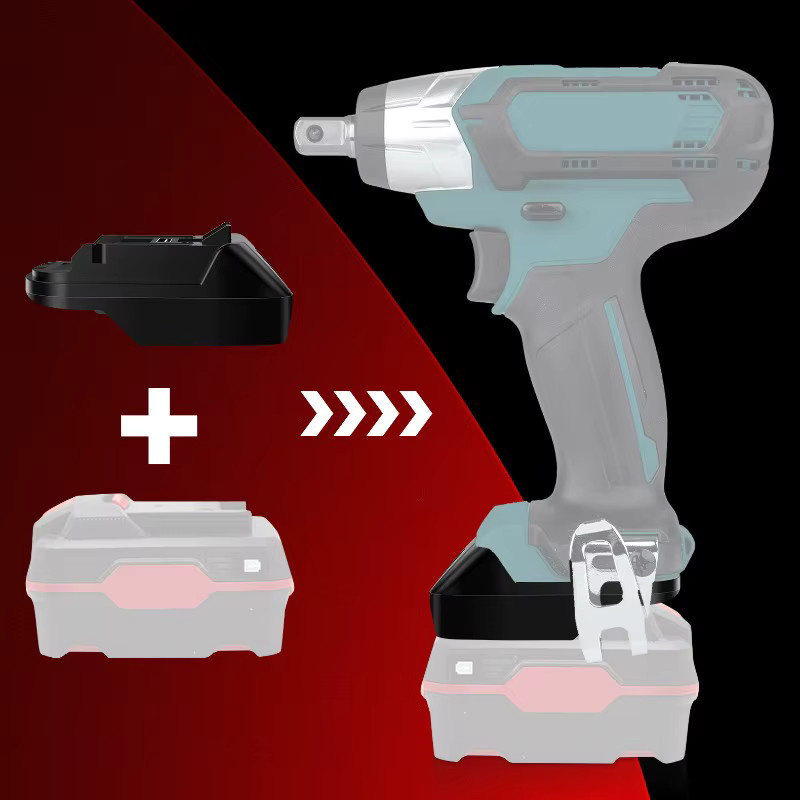 ALASICKA PAR20MT Akku-Adapter Schwarz für Parkside 20 V Lithium-Ionen-Akkus zur Nutzung mit 18 V Makita Elektrowerkzeugen - Bild 2