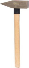 KS Tools BRONZEplus Schlosserhammer aus Bronze mit braunem Hickorystiel, 1,5 kg - Bild 1