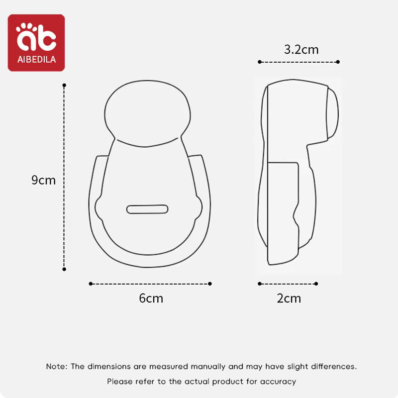 AIBEDILA Baby Anti-Einklemm-Handschutz Türstopper zur Kindersicherheit in Grau oder Weiß - Bild 3