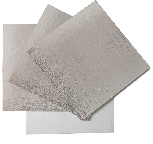 Climapor Decken-Dämmplatte in Weiß und Silber B/H/T: 50 x 50 x 0,5 cm - Bild 1