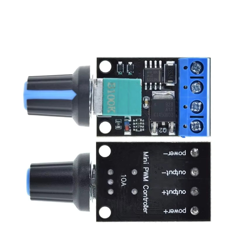 PWM DC Motor Drehzahlregler mit LED Dimmer für 5V 12V 10A in Multicolour - Bild 3