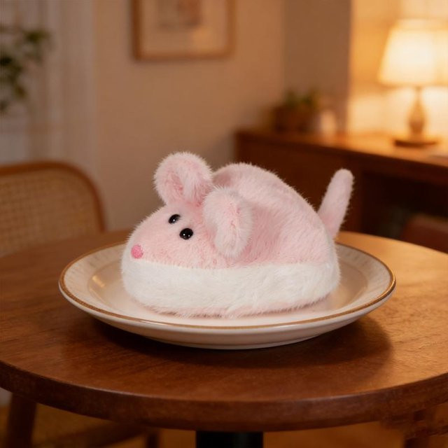 Yiran toy Käsemaus Plüschtier, 12cm, ab 14 Jahren - Bild 1