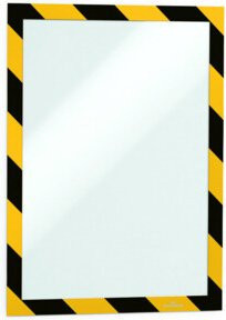 Durable Magnetrahmen DURAFRAME SECURITY A4 Gelb/Schwarz - Bild 1