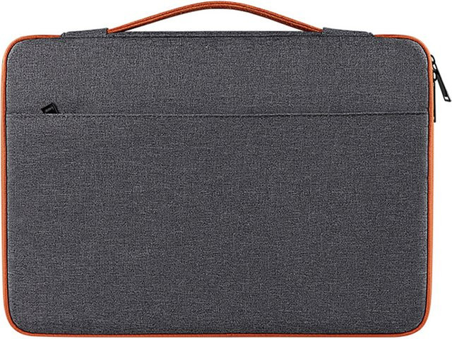 KOJESHUN Laptop-Hülle stoßfeste Notebook-Tasche für MacBook, HP und Dell in Schwarz und Grau - Bild 1