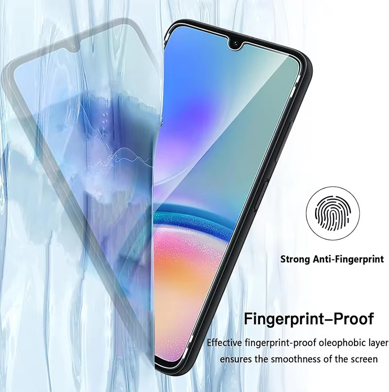 4er-Pack Ultra HD Displayschutzfolie aus gehärtetem Glas für Samsung Galaxy A55 A56 A53 A35 A25 A23 A06 A36 A26 A05 A54 A52 A73, transparent - Bild 2
