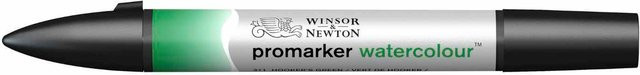 Winsor & Newton Promarker Aquarellmarker Hookers Green mit Brush Spitze für Profis - Bild 1