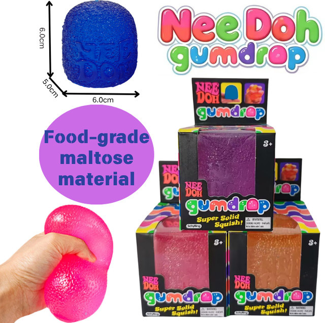 Schylling Nee Doh Gumdrop, Fidget-Spielzeug, Stressbälle, 1er-Pack - Bild 1