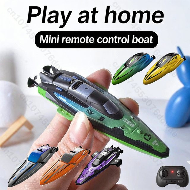 CONUSEA Mini RC-Boot, Hochgeschwindigkeits-Elektro-Rennboot, ferngesteuert, ab 8 Jahren - Bild 1