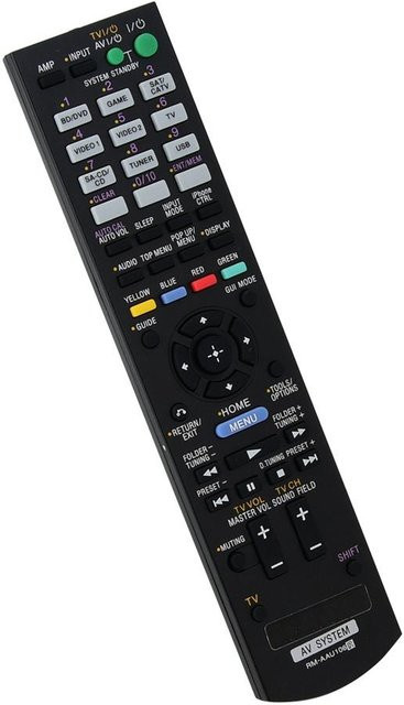 Sony RM-AAU106 Ersatz-Fernbedienung für AV-Receiver-Systeme in Grau - Bild 1