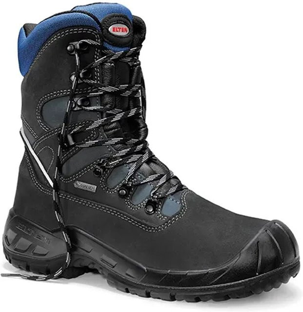 Elten Sicherheitswinterstiefel Joris GTX S3 Ci aus Rindleder in Schwarz Blau Grau Gr. 39 - Bild 1