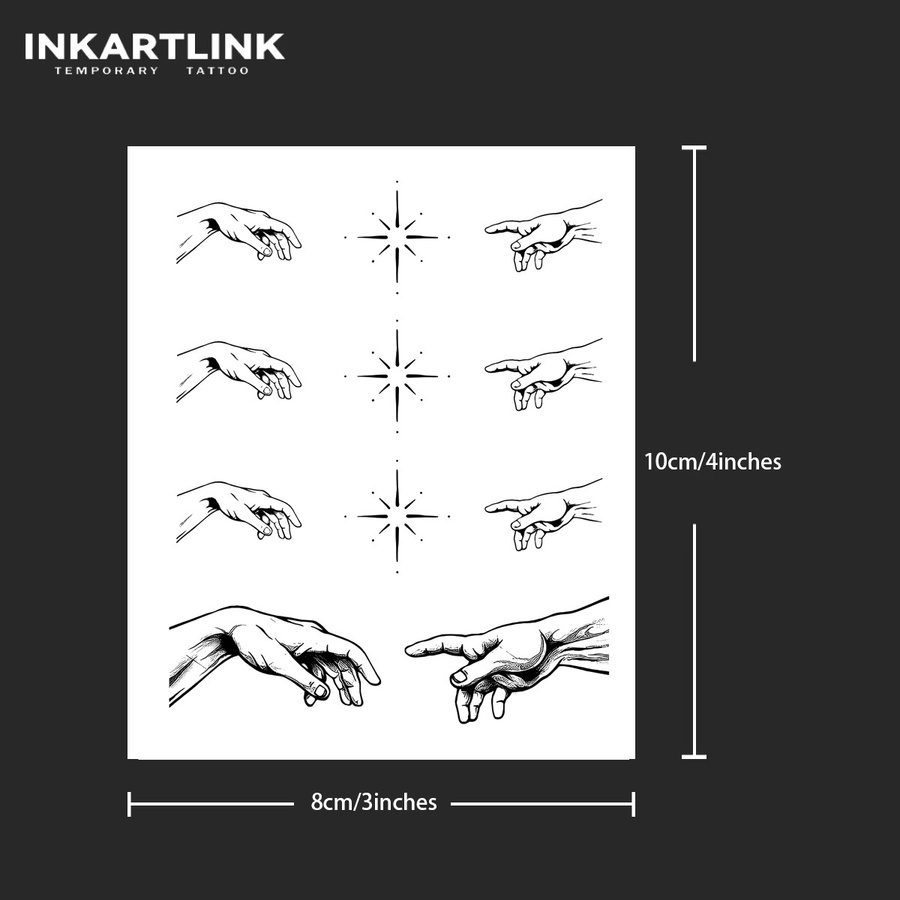 INKARTLINK Temporäres Tattoo, wasserfest, semi-permanent - Bild 6