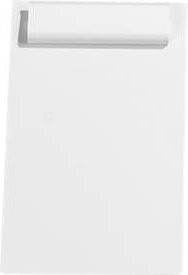 Klemmbrett MAULpro DIN A5 hoch aus Kunststoff in Weiß, B: 16,0 cm, H: 24,5 cm - Bild 1