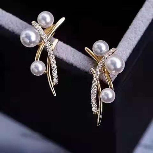 YIRAN Jewelry Ohrringe, simulierte Perlen, Damen - Bild 1
