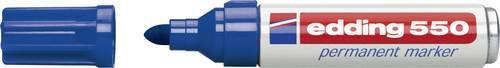 Edding 550 Permanentmarker Blau mit Rundspitze 3-4 mm - Bild 1