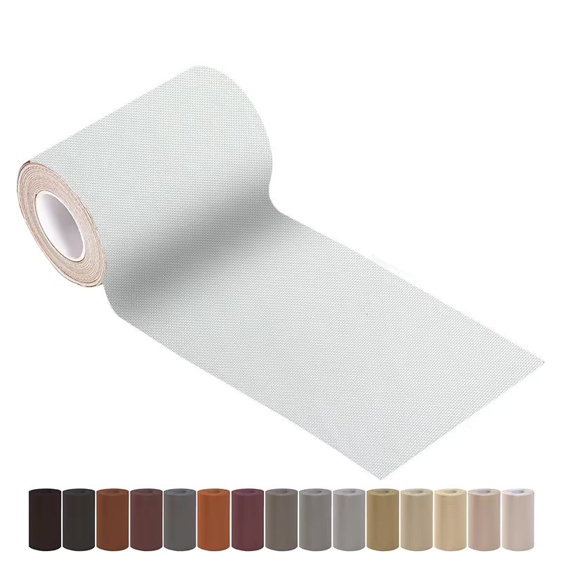 Selbstklebendes Leinen-Patch-Tuch für Möbel und Textilien, Grau, Länge: 2 m - Bild 6
