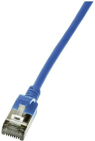 LogiLink CQ9076S RJ45 Patchkabel CAT 6a U/FTP Ethernet LAN Kabel Blau 5,00 m - Bild 1