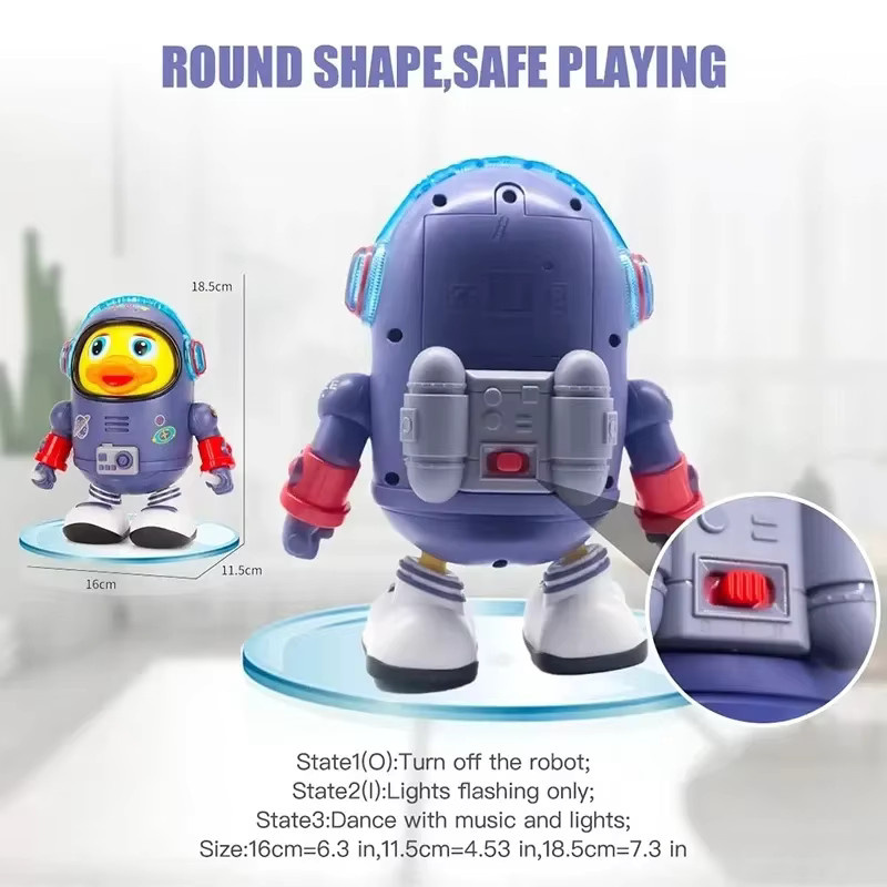 Bandai Fun Space Duck Dancing Astronaut, Spielzeug, mit Sound- und Lichtfunktion - Bild 3