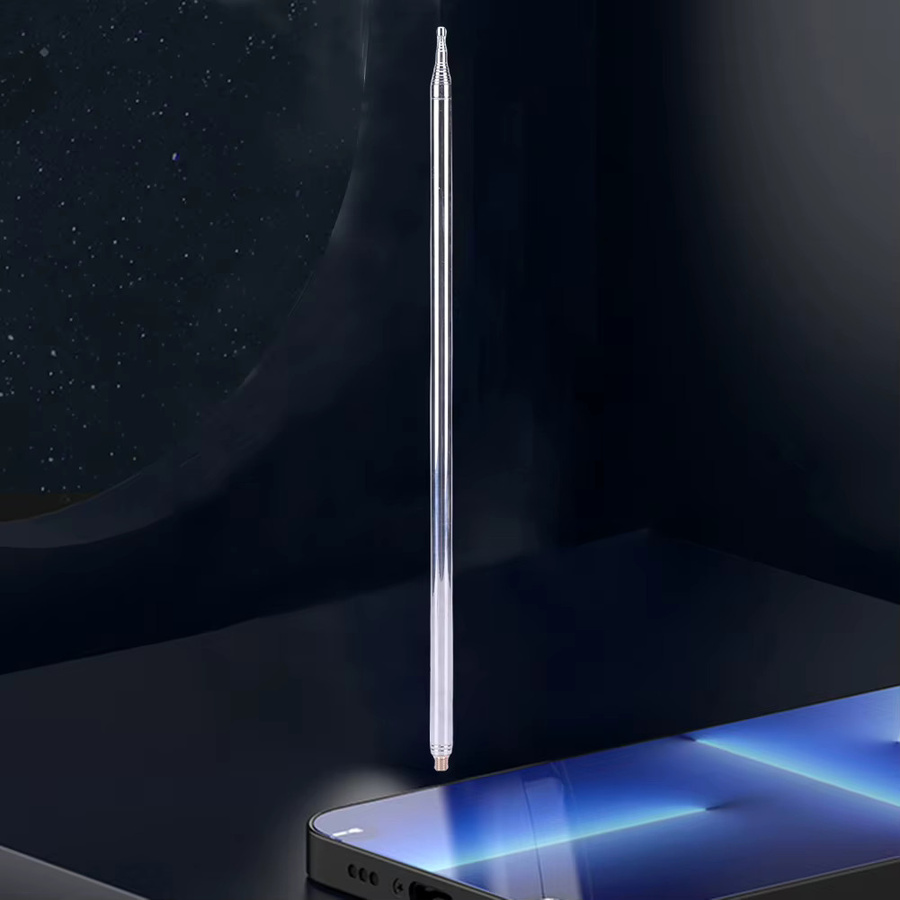 ALLOYSEED Edelstahl-Teleskoppeitsche mit M10-Gewinde, 5,6 m Kurzwellenantenne für HF-Radio, V-Antenne, GP-Antenne und Yagi-Antenne, Farbe: Silber - Bild 2