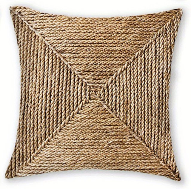 JMG Clothing Kissenbezüge mit Seilmuster in Beige, B/H: 50 x 50 cm - Bild 1