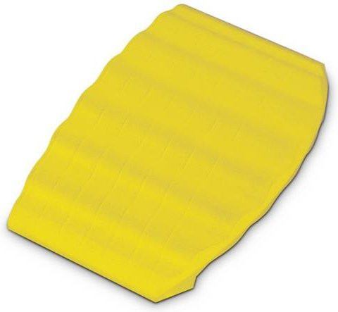 Adam Hall DEFENDER Endstück 85168YEL Gelb aus TPU mit 4 Kanälen à 90mm - Bild 1