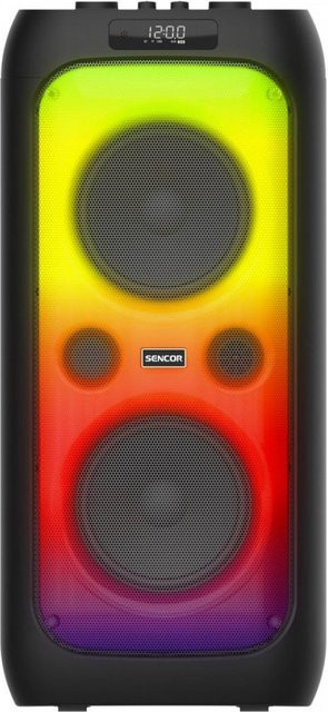 Partycon WAVE Power Bluetooth Lautsprecher mit 100W Leistung, IPX4, TWS und LED in Schwarz - Bild 1