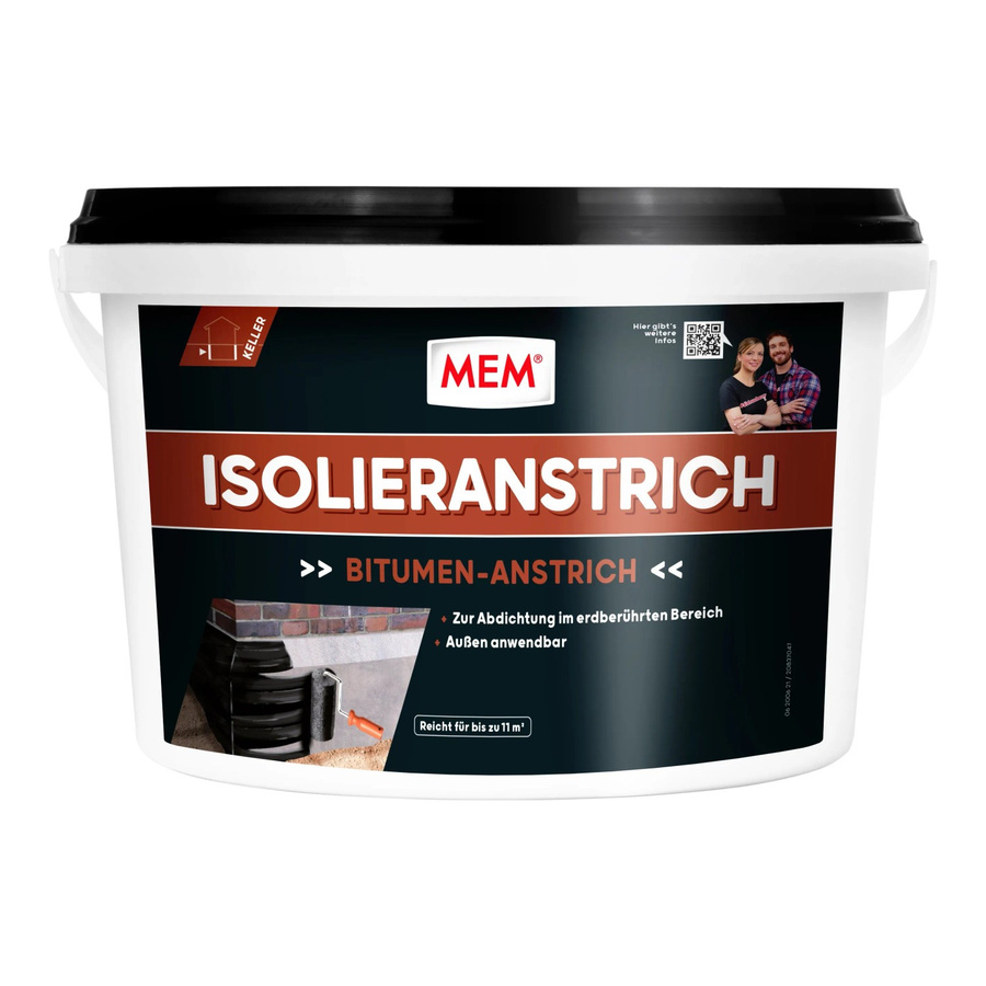 MEM Isolieranstrich 5,0 l in Schwarz oder Weiß - Bild 2