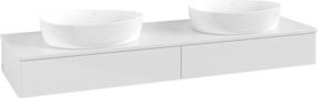 V&B Waschtischunterschrank Antao mit Beleuchtung in Weiß lackiert, B/T: 160 x 50 cm - Bild 1