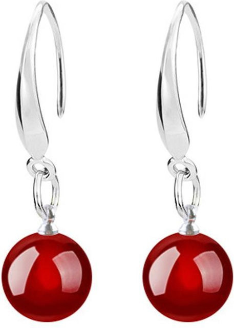 Lucky Star Jewelry Ohrringe, Schwarz und Rot, Kupfer, Damen - Bild 1