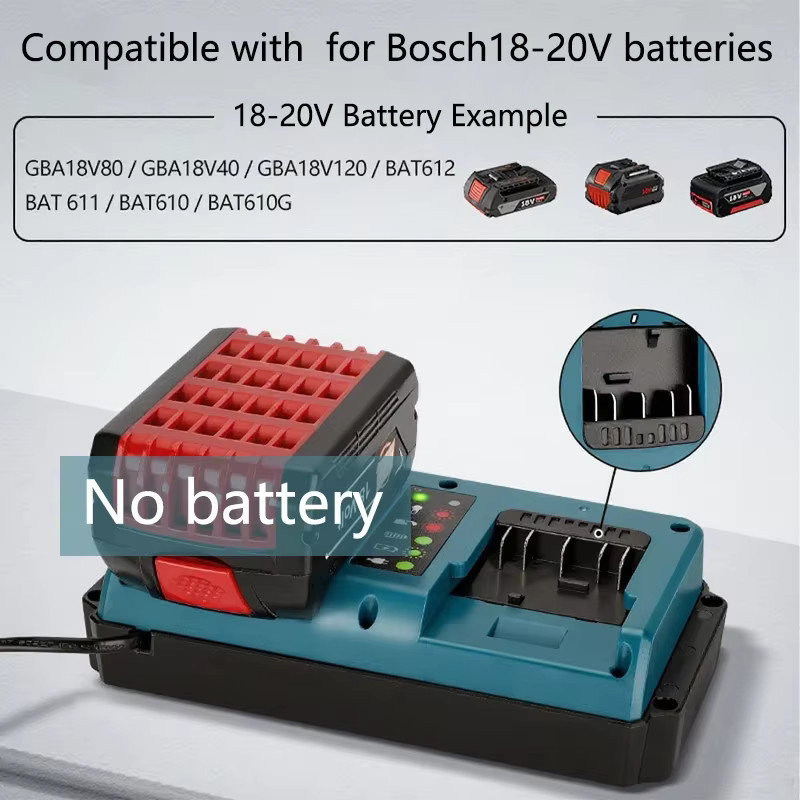 Bosch Dual-Port Schnellladegerät für 18V und 20V Li-Ion Akkus - Bild 3