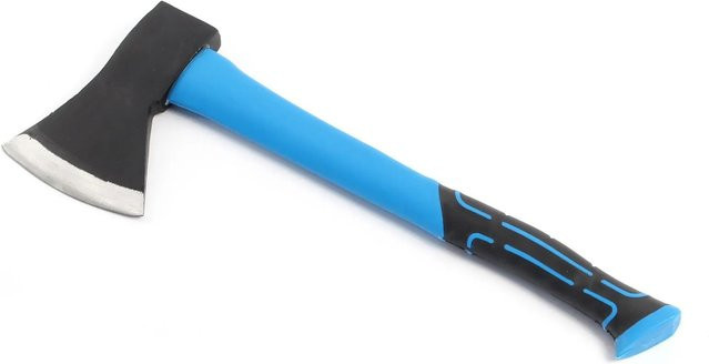 Wiltec Spaltbeil aus Carbonstahl mit Fiberglasstiel in Blau/Multicolor - Bild 1