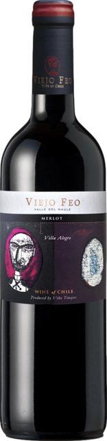 Viejo Feo Merlot Rotwein, 2022, Valle de Maule, Chile, trocken, 0,75 l - Bild 1