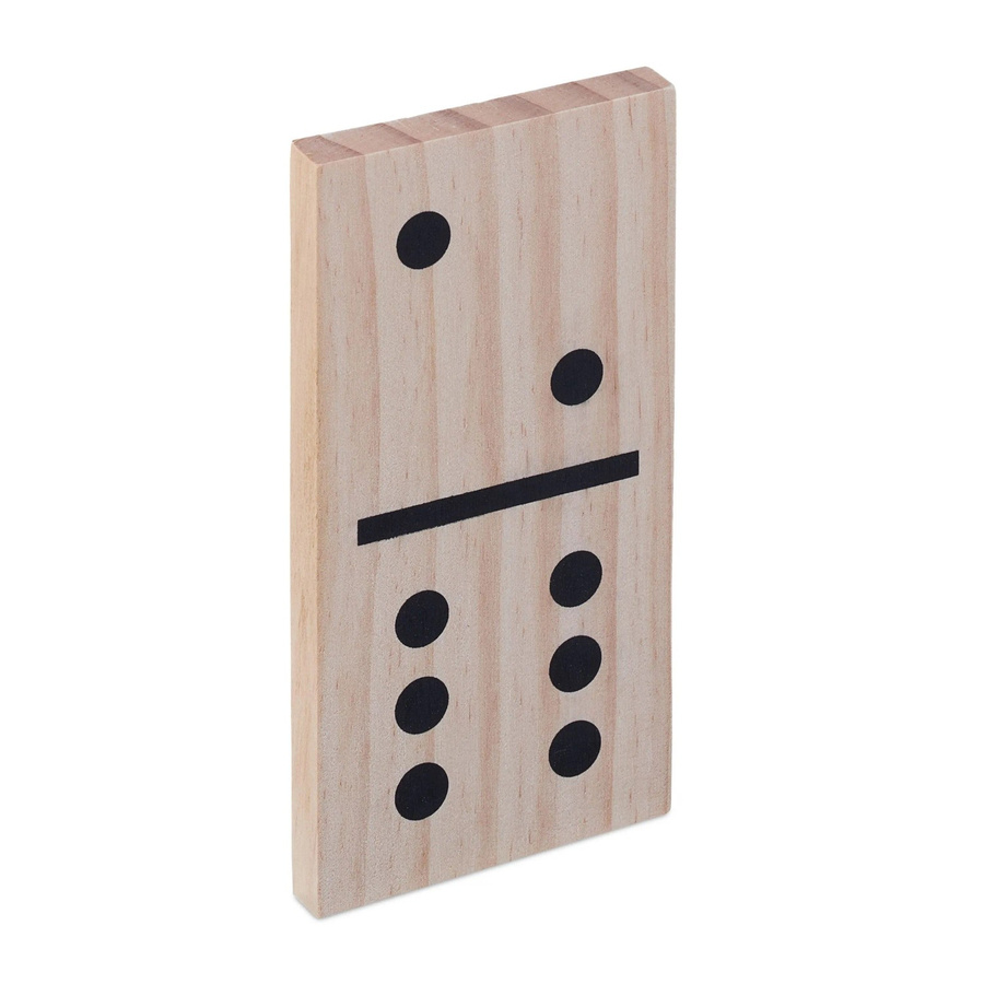 Relaxdays Domino Kiefernholz Natur 28-teiliges Set - Bild 2
