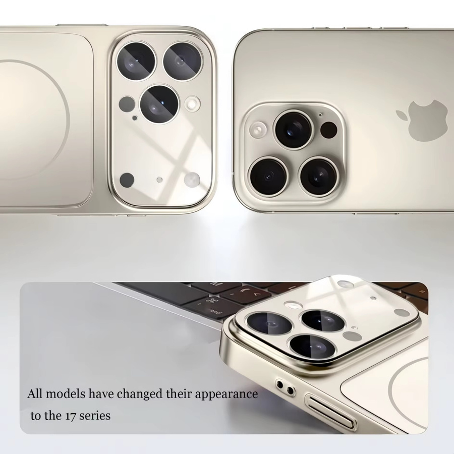 Magnetische Handyhülle für Apple iPhone 13 14 15 16 17 Pro Max in Schwarz - Bild 3