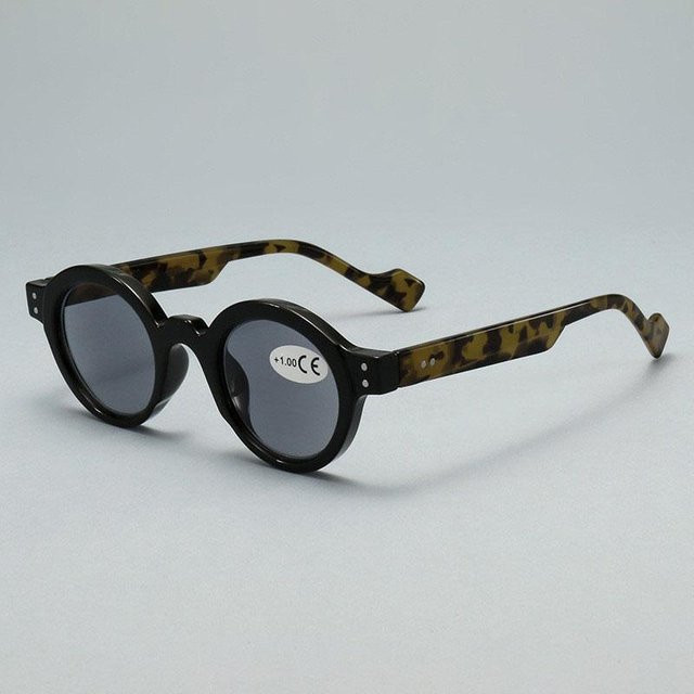 Dote Lesebrille, Rund, Vollrand, Kunststoff, Unisex, black - Bild 1