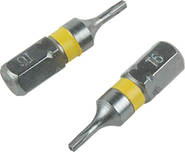 VIBRATITE Magnetisches Torx Schraubendreher Bit Set, 4 Stück, Farbe: Silber, Länge: 25 mm - Bild 1