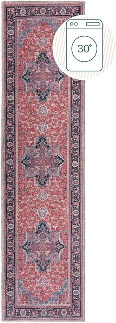 Flair Rugs Vintageteppich Windsor in Rot, rechteckig, B: 60 cm, L: 230 cm - Bild 1