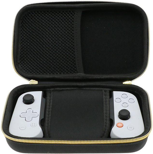 Alloet Hartschalen-Tragetasche in Schwarz für Backbone One Mobile Gaming Controller mit Netztasche - Bild 1