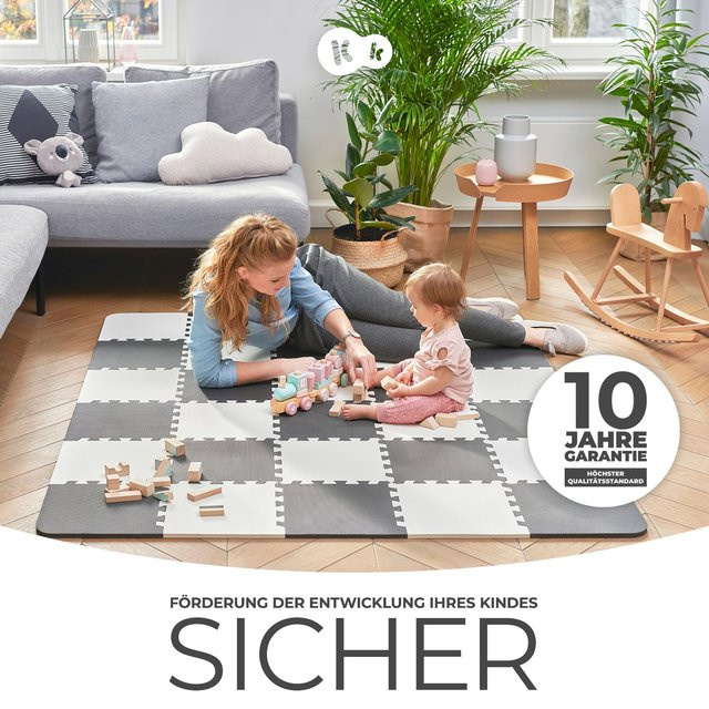 Kinderkraft LUNO Puzzlematte, Schaumstoff, Bunt / Mehrfarbig, ab 10 Monaten - Bild 1