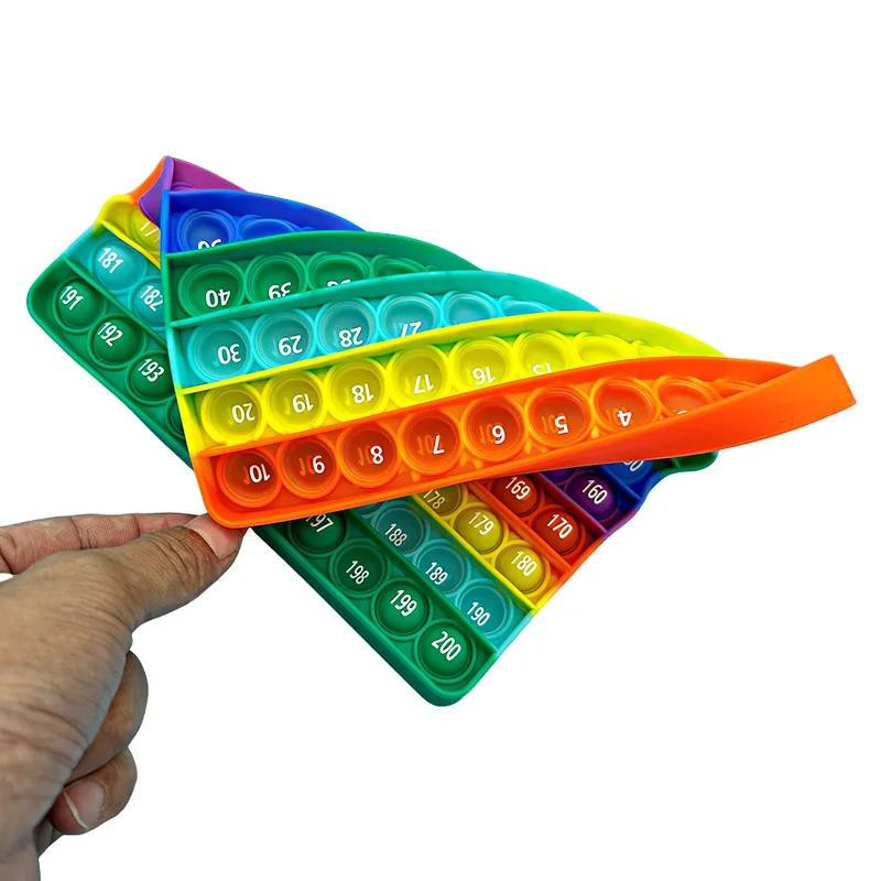 Linyi toy Mathematik Zahlen Fidget Spielzeug Silikon Bunt / Mehrfarbig ab 3-6 Jahre - Bild 2