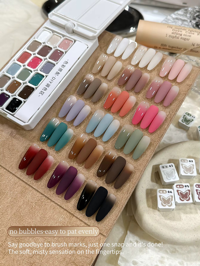 MORDDA Nagellack, 18 Farben, Matt, Damen - Bild 2